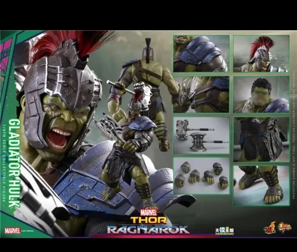 Hot Toys Ht 1/6 Mms430 Hulk Gladiador Thor Ragnarok