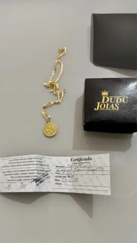 Corrente em ouro 18K maciça 60 centímetros.