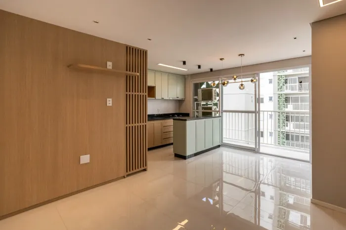 Apartamento 2 Quartos, 1 Suíte, com 59,00m² para locação, Setor Bueno, Goiânia.