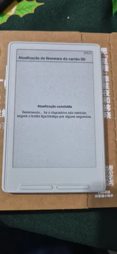 Xteink x3 travado na atualização