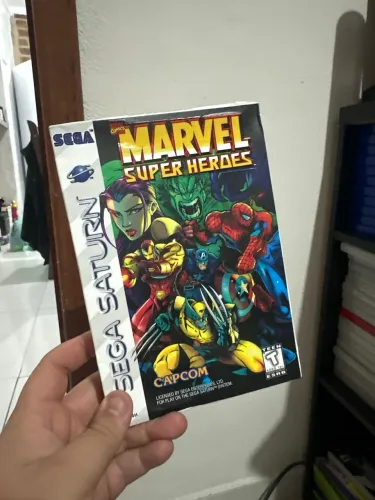 MARVEL SUPER HEROES SEGA SATURN REPRO