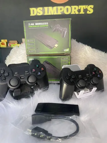 Game retro 10.000 jogos 2 controle sem fio 