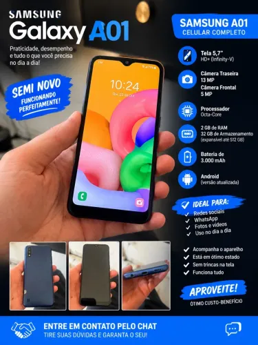 Vende-se Sansung A01 no precinho 