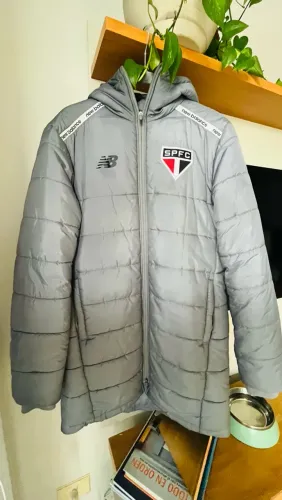 Jaqueta new balance spfc park cinza P
