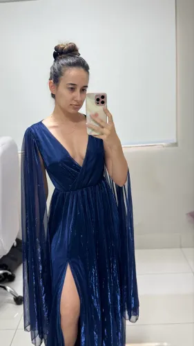Vestido festa azul marinho casamento / madrinha