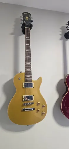 Guitarra Washburn Goldtop Les Paul + Case + M-Vave Blackbox