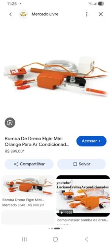 Vendo bomba pra ar-condicionado