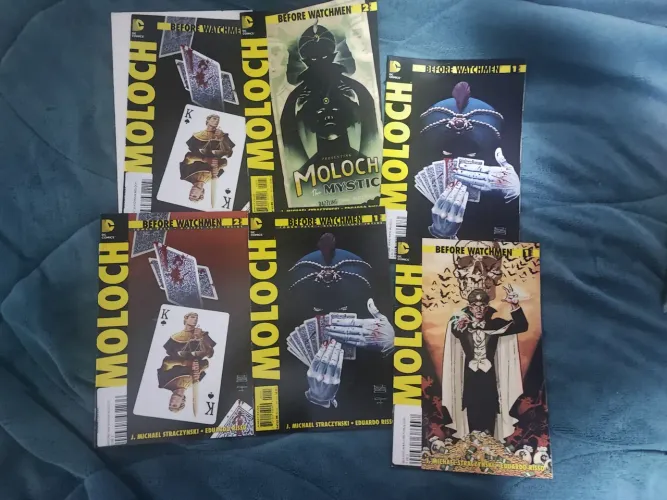 Lote de HQs moloch com capa variantes 