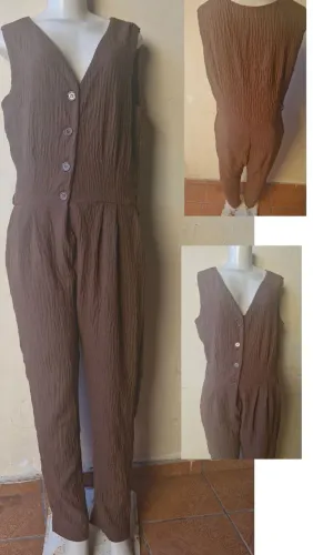 Macacão longo Plus Size tamanho GG