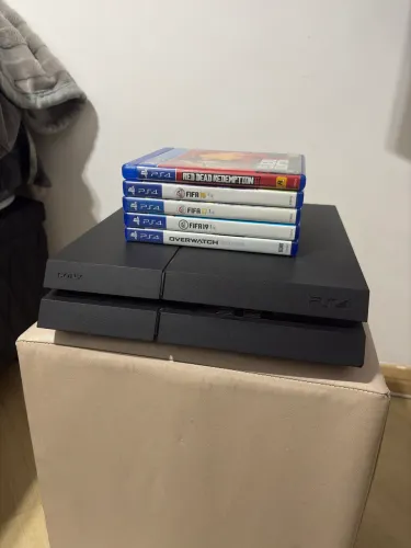 PS4 + 5 JOGOS!