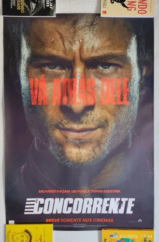 Pôster oficial de cinema: O Concorrente 