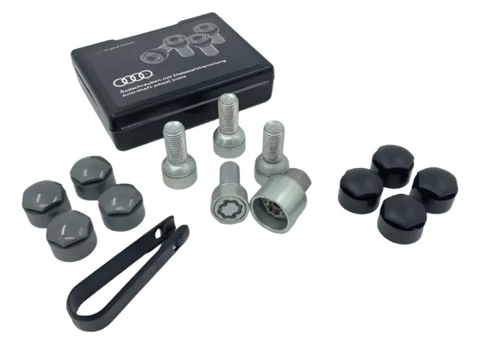 Jogo Parafusos Anti Furto M14x1,5x27 Audi A1 A3 A4 A5 A6 TT.