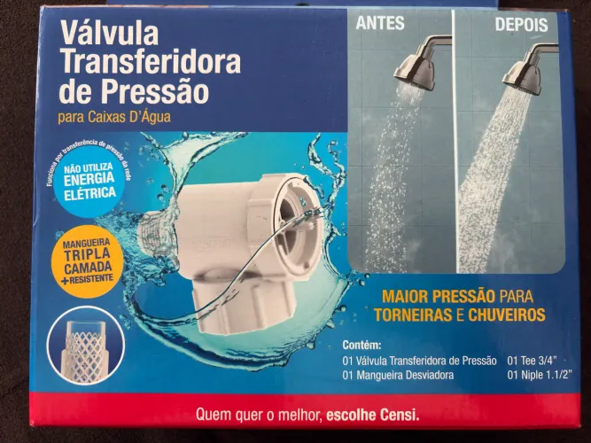 Válvula de transferência de pressão