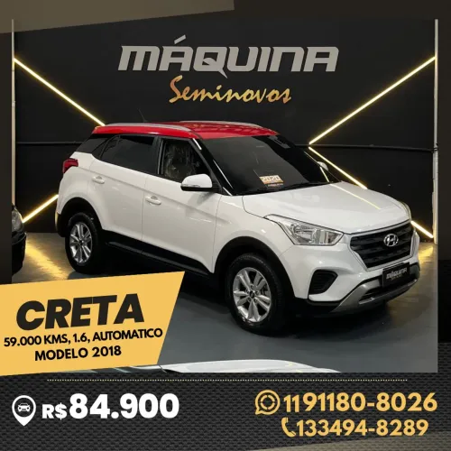 Hyundai Creta Attitude 1.6 16V Flex Aut. 2018