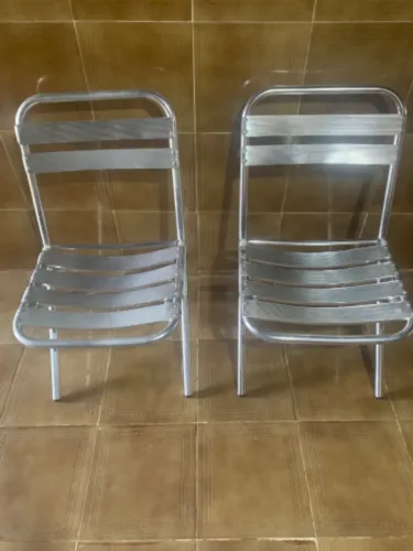 Cadeira em aluminio