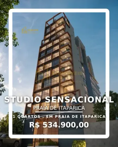 Seu novo lar na Praia de Itaparica: Studio prático e bem localizado!