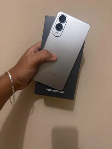 SAMSUNG S25 EDGE 512GB(NA GARANTIA)VENDO OU TROCO