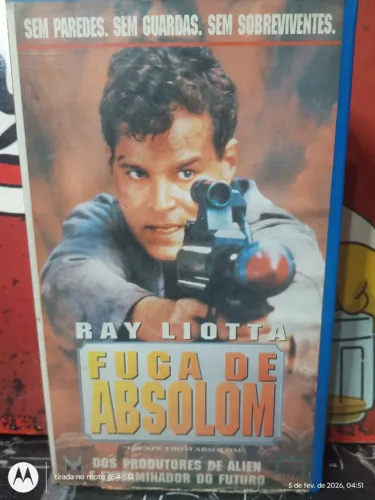 FITA VHS RAY LIOTTA - FUGA DE ABSOLOM COM 114 MINUTOS