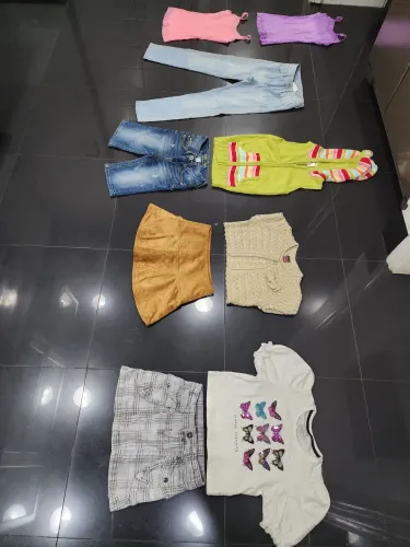 Lote 9 roupas menina Tam. 8-9-10