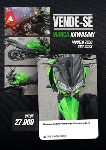 Kawasaki  z400 praticamente zera