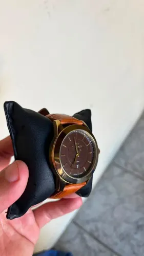Relógio Technos Masculino Pulseira Couro Marrom