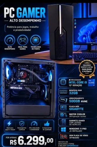Computador Intel Core i9 12a Geração