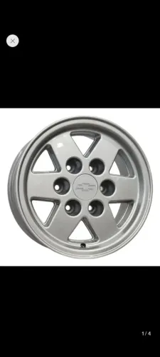 Rodas aro 18 Chevrolet D20 Conquest Prata 6x139 novas