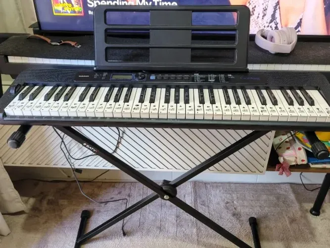 Teclado Casio Casiotone Ct S300 + Bag + Suporte + Porta-partitura + Pedal