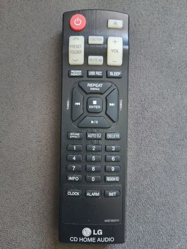 Controle LG CD home áudio akb * original