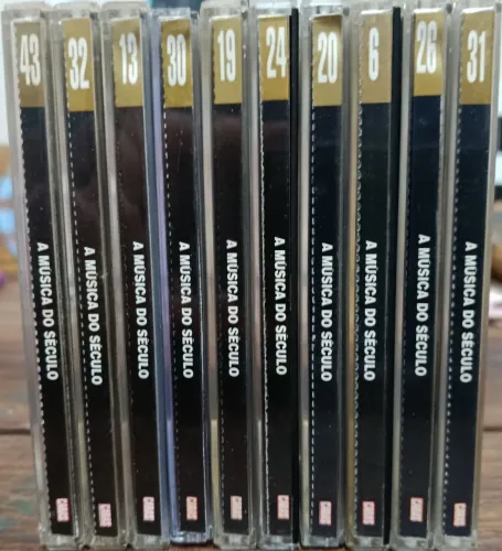 Lote com 10 CD's "A Música do Século" 