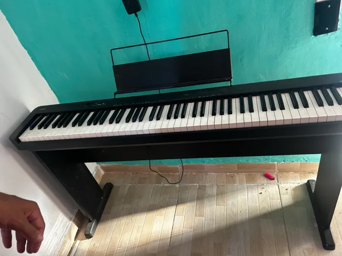 Piano Digital Casio CDP-S100 88 Teclas Pesadas (Ação de Martelo) + Suporte