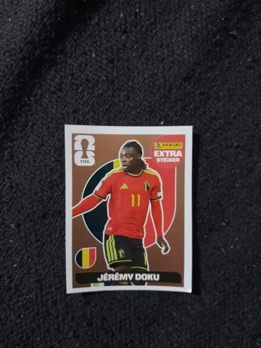 Jeremy doku bronze ( figurinha da copa 2026 )