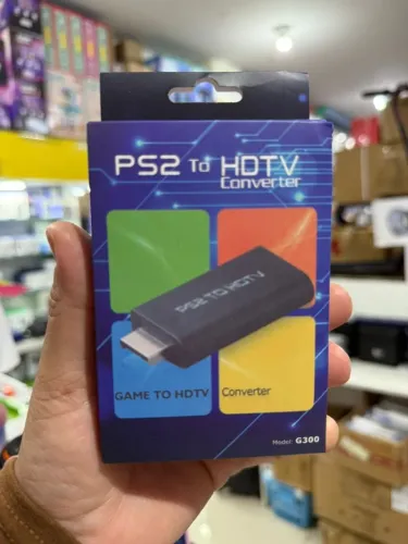 Conversor PS2 para HDMI | Jogue PlayStation 2 em TV LED/Smart