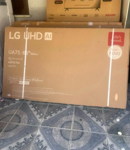 TV LG 65" UHD 4K AI UA75 ? Novo 2025 | Lacrada