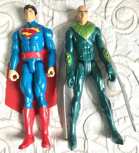 Bonecos Super Man - Lex Luthor - Flash - Charada