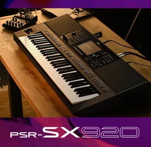 Teclado Arranjador Yamaha Psr-sx920 Com 61 Teclas Preto Loja Física Cascadura Rj Sx 920