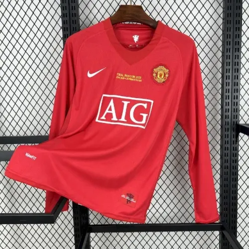 Camisa Manchester United- 2007/2008, Torcedor, Masculina, Tamanho G PERSONALIZADA CR7