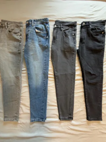 Kit 4 Calças Jeans Zara Skinny Tam 42 (32) Sem Uso