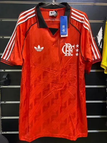 Camisa Flamengo Retrô Adidas Vermelha Premium - Nova | Entrega Grátis