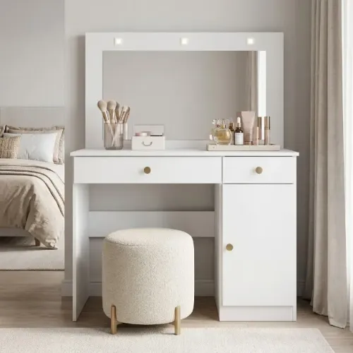 Penteadeira Camarim Bella (Com Espelho) - FRETE E MONTAGEM GRÁTIS!