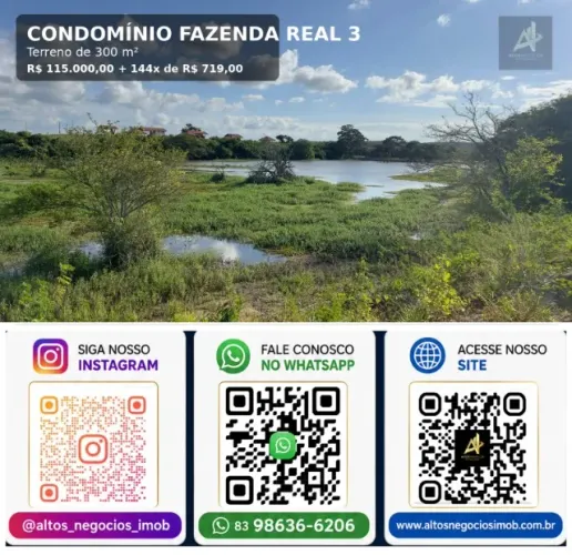 Oportunidade no Fazenda Real 3 - 300m²