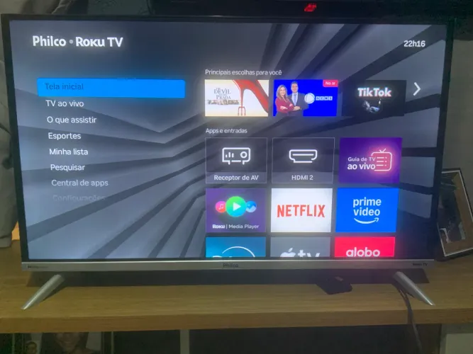 Televisão Philco Roku 32 polegadas 