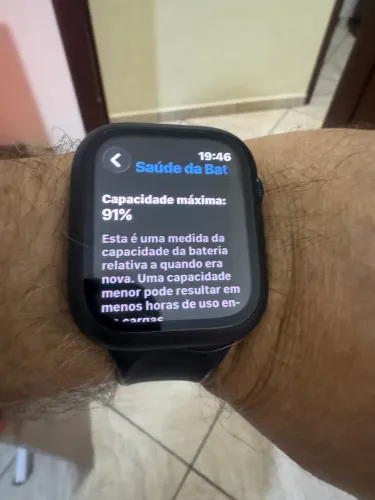 Apple Watch Series 8 (GPS +Cellular) 45mm 91% Saúde Bateria