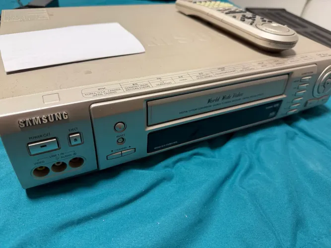 Videocassete Samsung SV-5000W World Wide Video Multissistema + Controle | Revisado