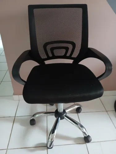 Cadeira de Escritório Diretor Giratória Preta