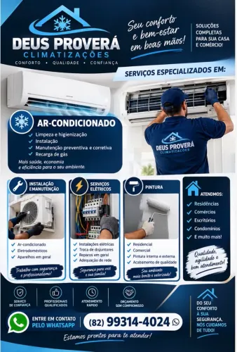 Manutenção e instalação de ar condicionado