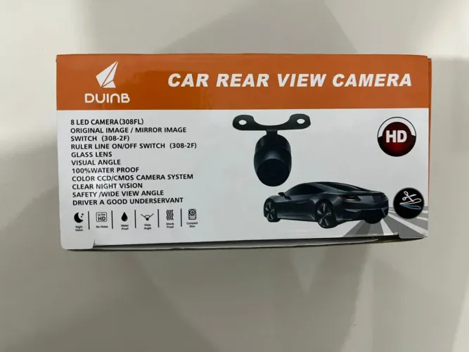 Câmera de Ré Automotiva Duinb HD - Alta Resolução e Visão Noturna
