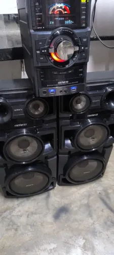 Sony mhc-gtr88 tudo funcionando obs só sai som nas caixas subowf