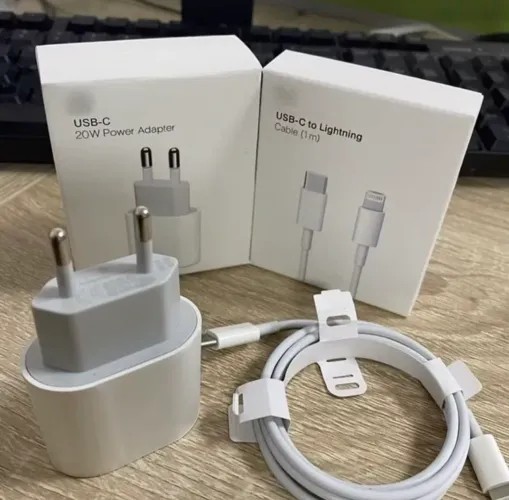 20caixas Fonte mais cabo iPhone