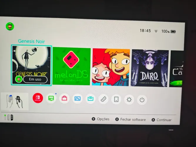 Vendo Nintendo switch oled desbloqueado (128gb) LER DESCRIÇÃO